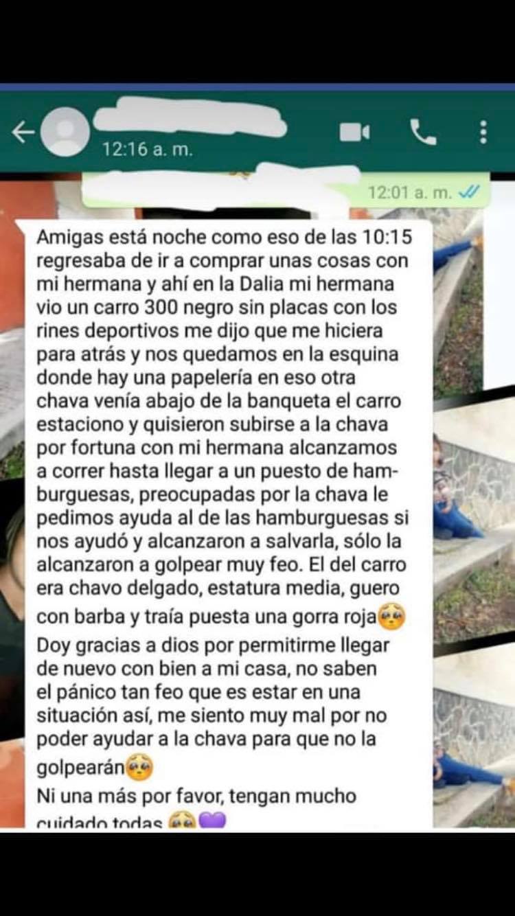 Se viriliza ola de “levantones” a jovencitas en Morelia