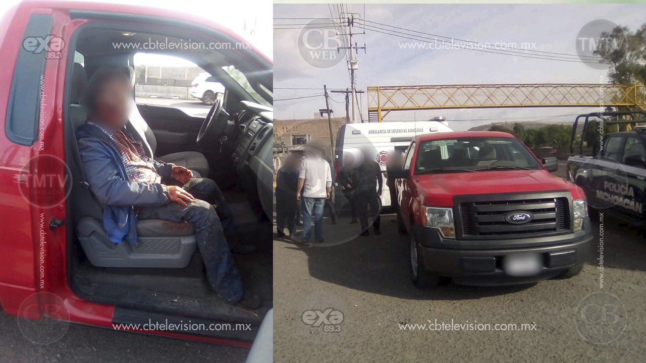 Delincuentes golpean a adulto mayor y le roban camioneta en Tarímbaro