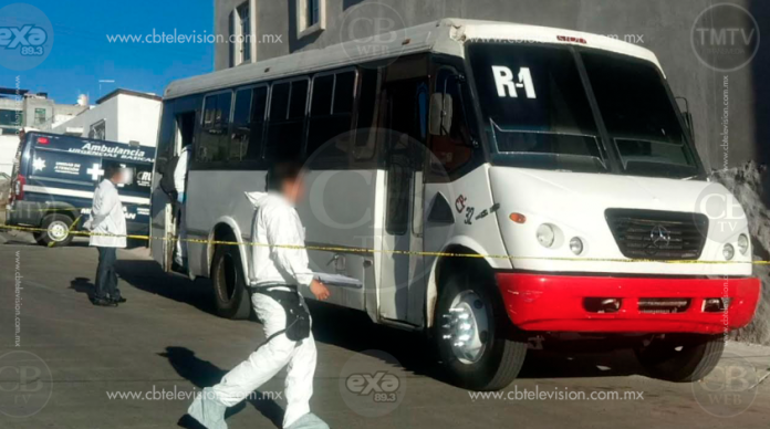 Chofer se ahorca dentro de camión Ruta 1 en Morelia
