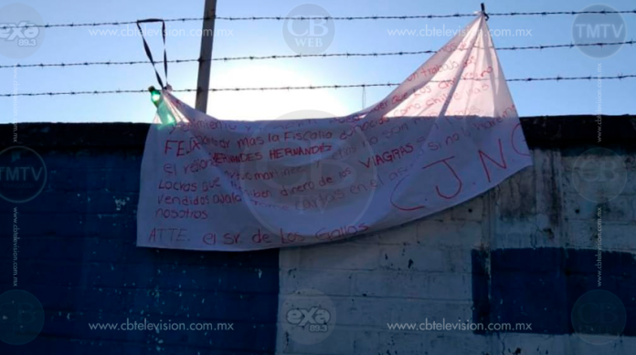 Vuelven a dejar narcomantas en Uruapan, ahora dirigidas al Nuevo Fiscal de Michoacán