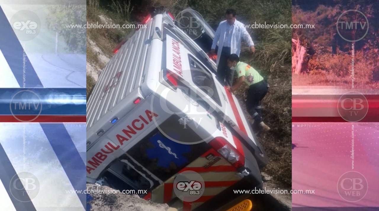 Accidente de ambulancia deja cuatro heridos en la Siglo XXI