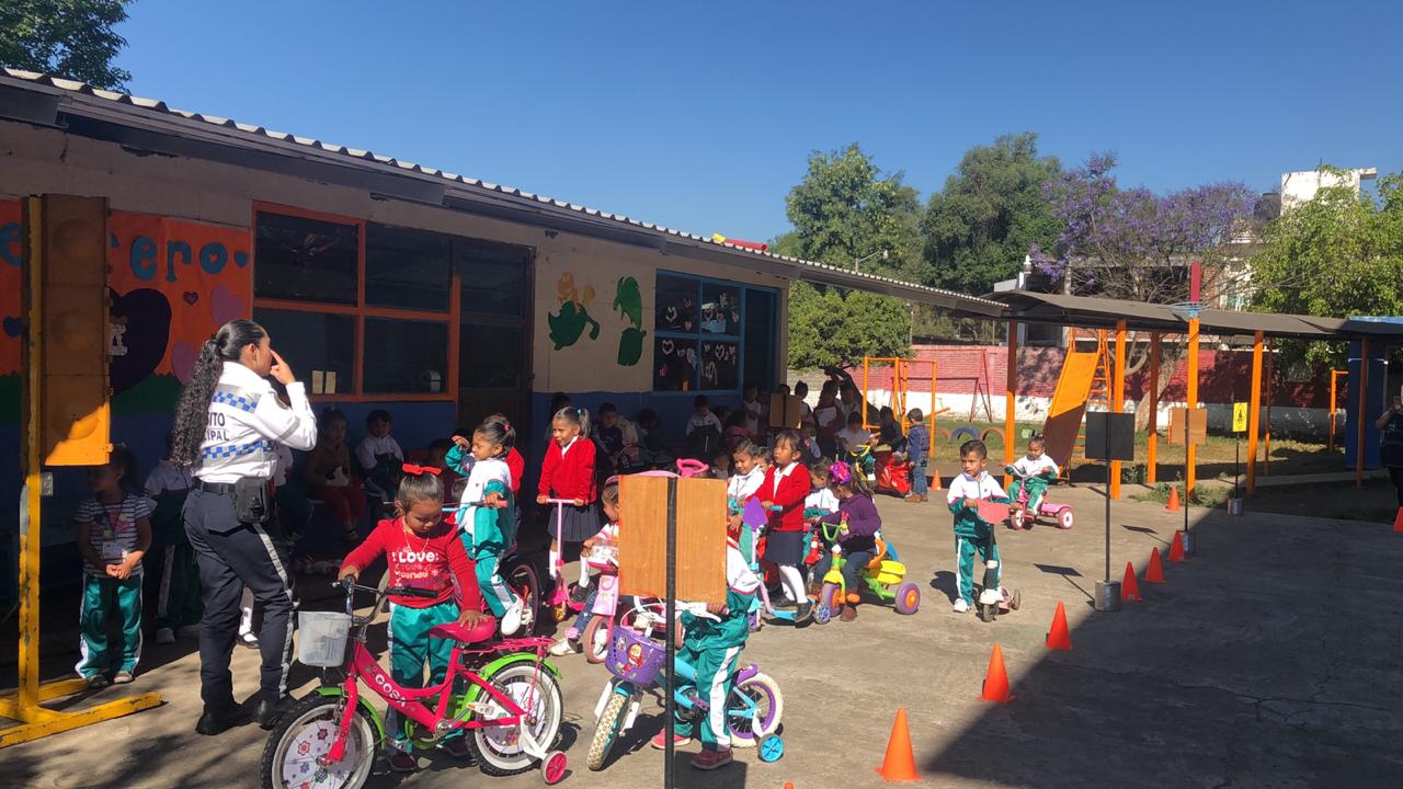 Se impulsa la cultura vial en centros educativos de Uruapan