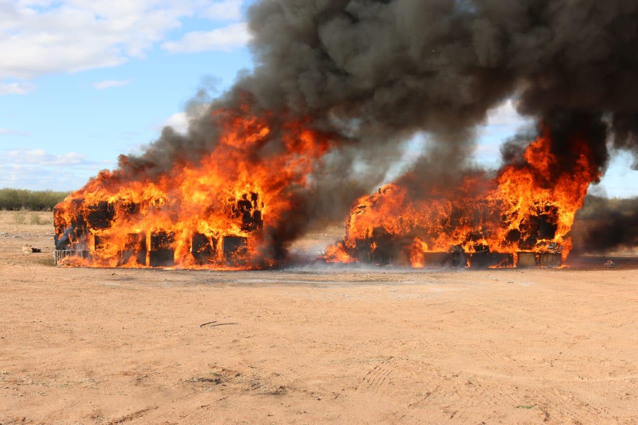 Incinera FGR más de 12 toneladas de narcóticos en Sonora