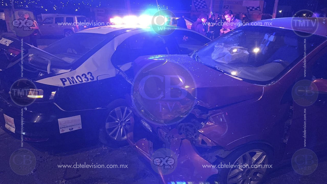 Bomberos voluntarios auxilian a implicados en dos accidentes en Morelia