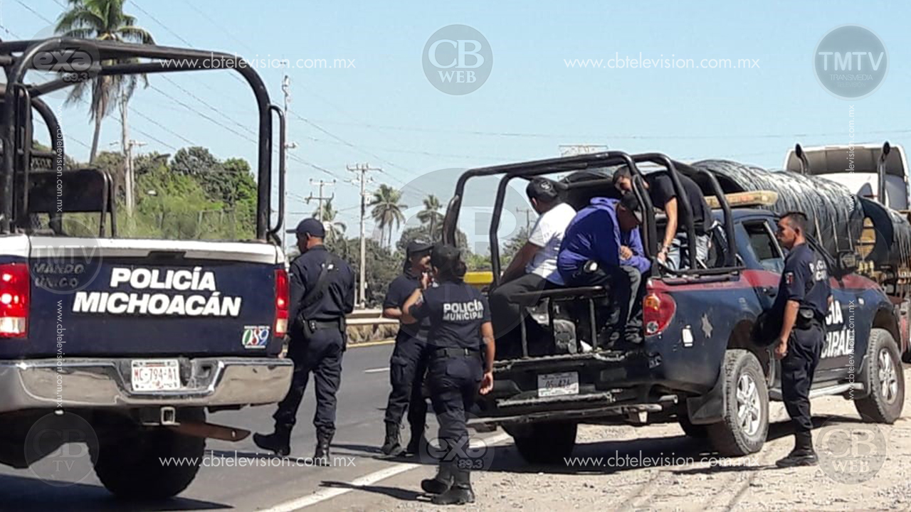 Policías evitan "levantón" de dos personas 