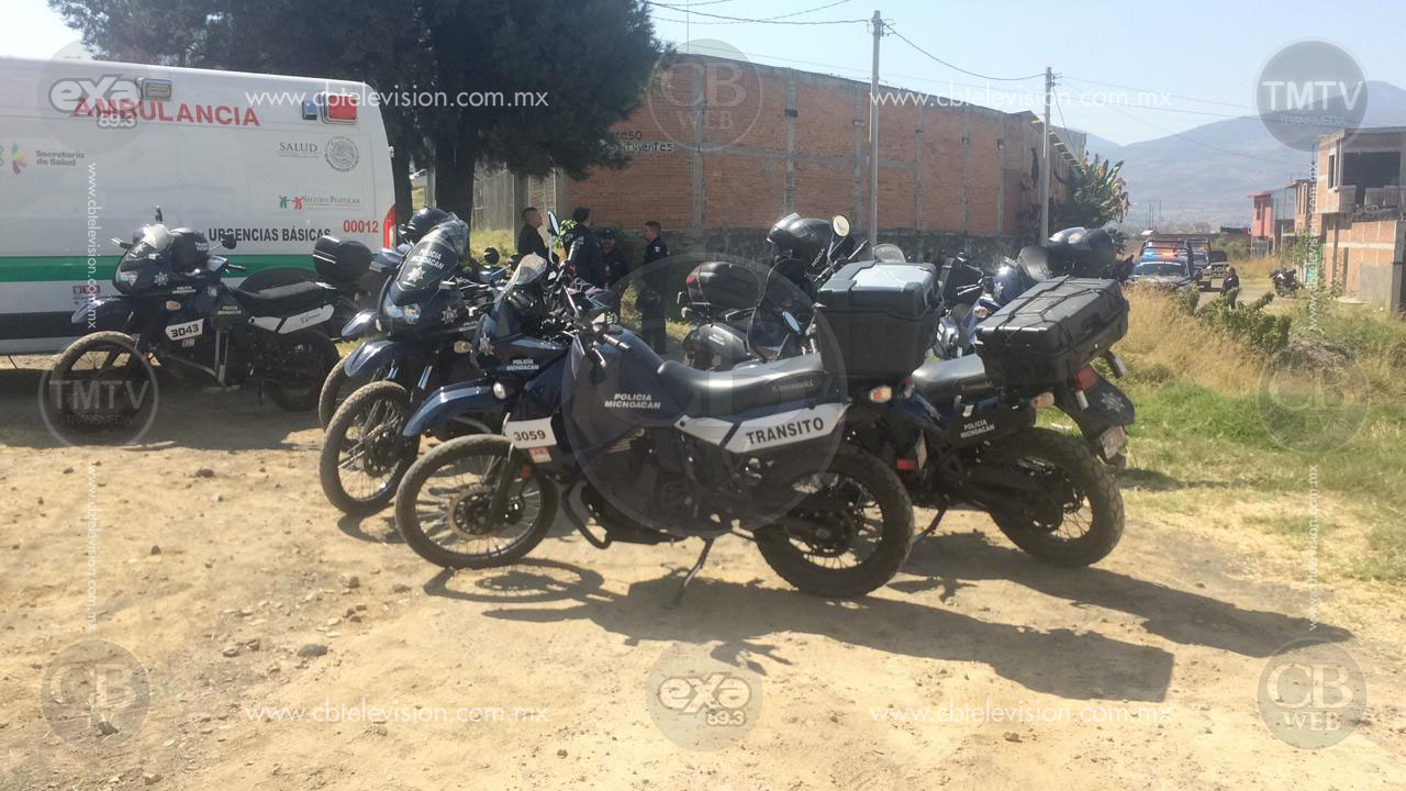 Tras balacera policías motorizados rescatan a persona secuestrada al norte de Morelia