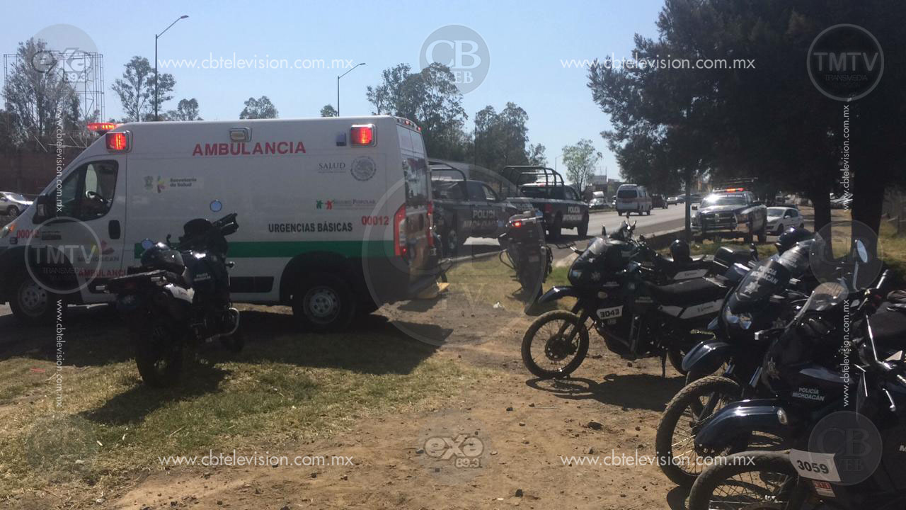 Tras balacera policías motorizados rescatan a persona secuestrada al norte de Morelia