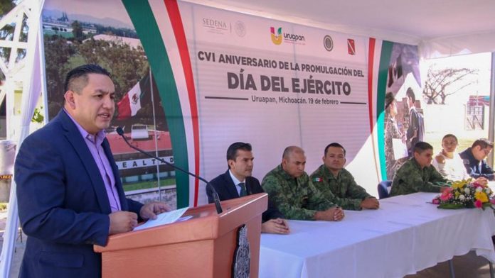 Víctor Manríquez reconoce labor del Ejército Mexicano