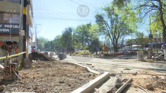 Obras en Blvd García de León concluirán en Marzo