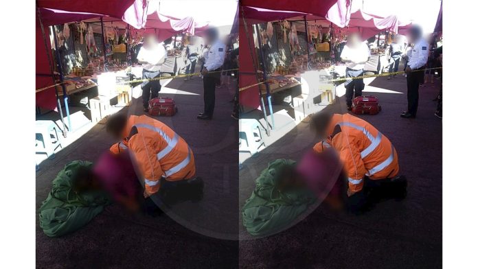 Mujer pierde la vida mientras caminaba por un mercado de Morelia