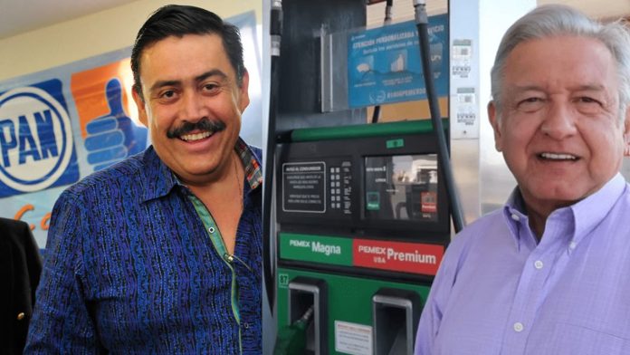 PAN exige a AMLO que baje la gasolina, pero ellos la subieron
