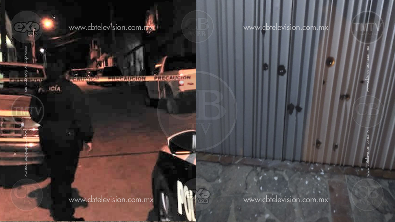 Empistolados rafaguean domicilio en colonia moreliana