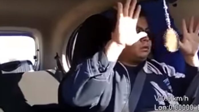 Secuestran a policía en Veracruz y todo queda grabado, hasta el momento no se ha sabido nada de él
