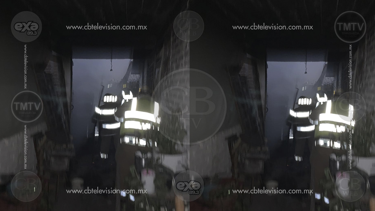 Bomberos apagan incendio de casa al sur de Morelia