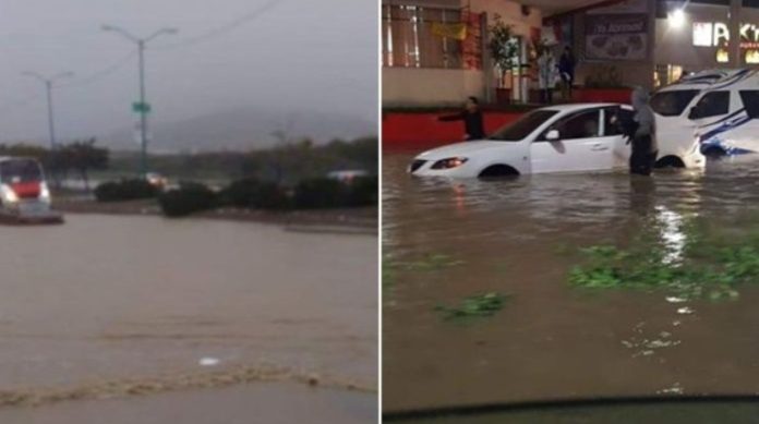 Tijuana se encuentra bajo el agua debido a las fuertes lluvias