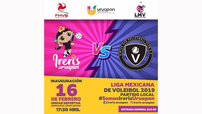 Todo listo para la Inauguración de la Liga Mexicana de Voleibol en la Unidad Deportiva