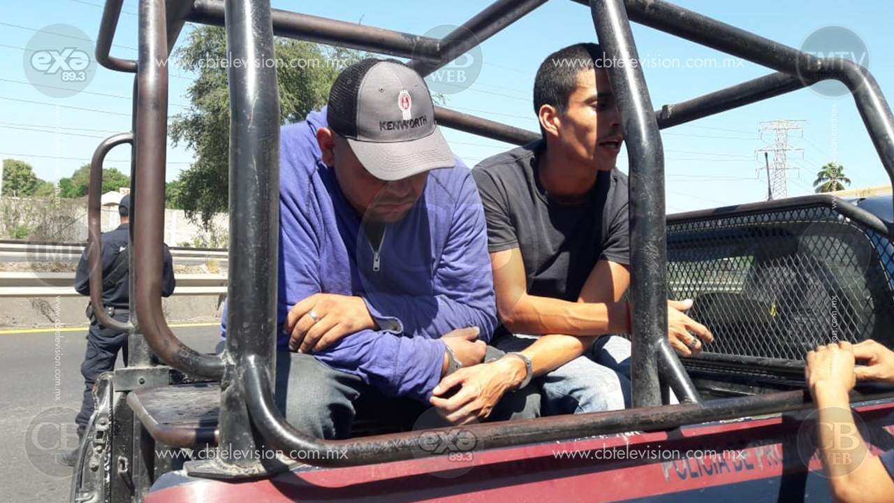 Policías evitan "levantón" de dos personas 