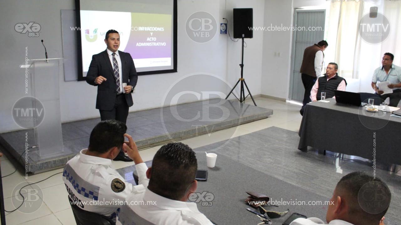 Personal de la SSP de Uruapan, reciben capacitación para brindar un mejor servicio ante faltas administrativas