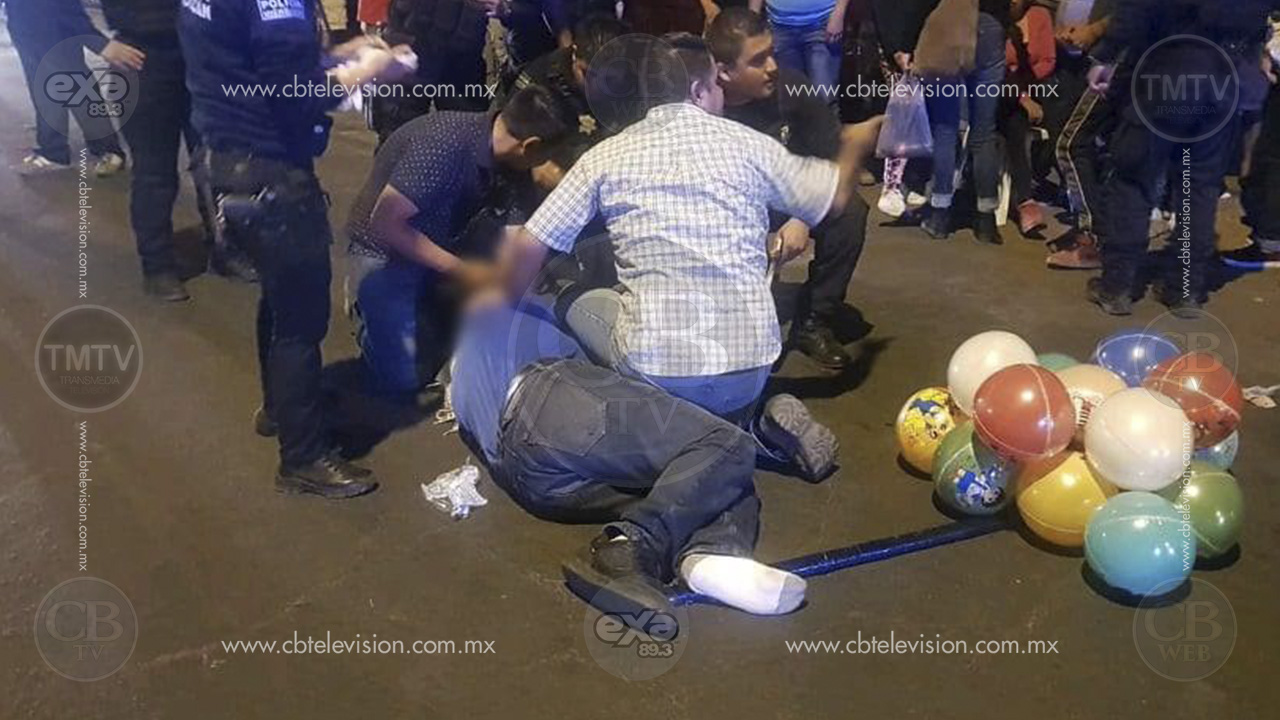 Familia que vendía globos fue atropellada por conductor que se dio a la fuga