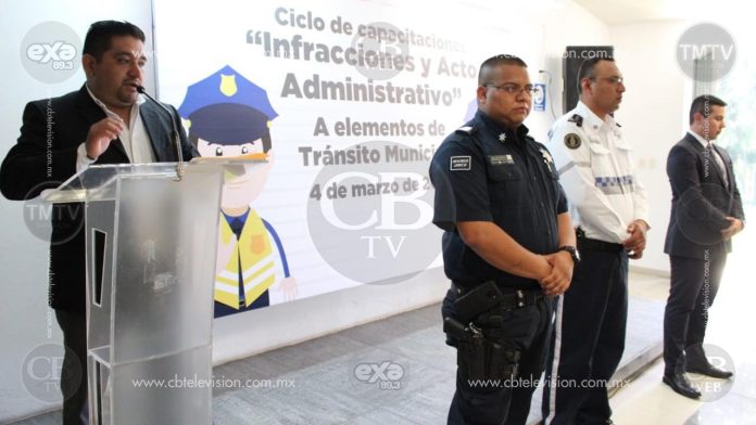 Personal de la SSP de Uruapan, reciben capacitación para brindar un mejor servicio ante faltas administrativas