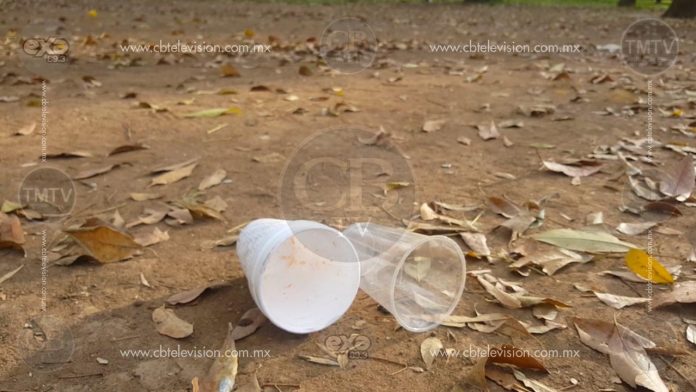 Abundante basura en Bosque Cuauhtémoc de Morelia denuncian ciudadanos