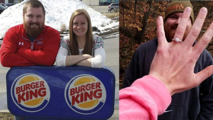 Burger King le paga la boda a una pareja, él se apellida Burger y ella King