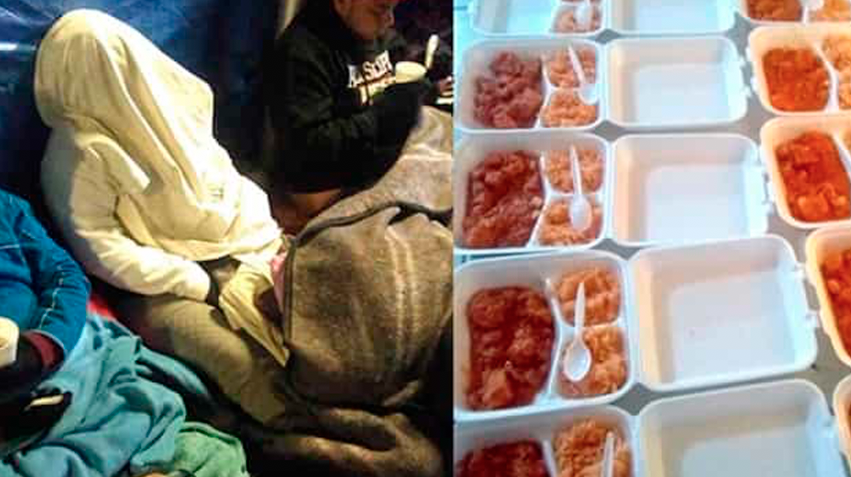 Migrantes no aceptan comida que les regalan en Reynosa; resulta que no comen eso Migrantes no aceptan comida que les regalan en Reynosa; resulta que no comen eso