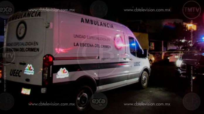Se registra homicidio a balazos en Morelia