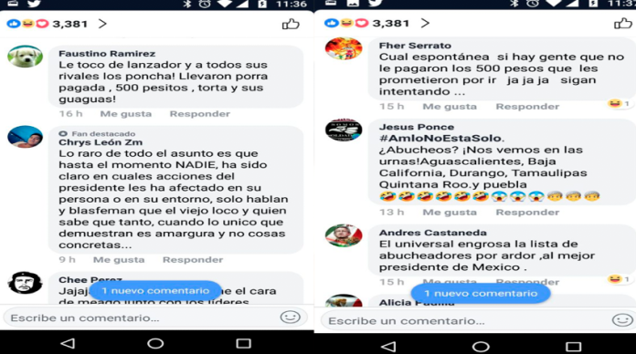 Habrían pagado 500 pesos y cervezas para abuchear a AMLO