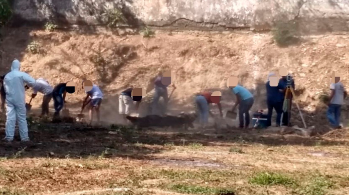 Realiza FGR excavación para localizar a desaparecido