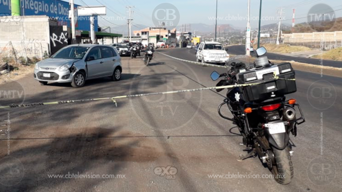 Rafaguean a un automovilista en la salida a Quiroga
