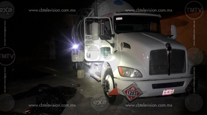 Asegura FGE inmueble y recupera pipa que transportaba hidrocarburo en Morelia