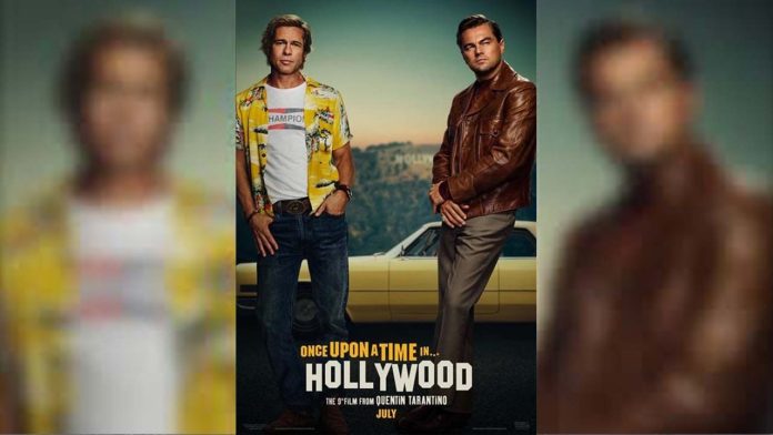 Brad Pitt y Leonardo DiCaprio en el primer póster de la nueva película de Tarantino