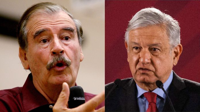 AMLO responde a Fox por llamarlo “mandilón”
