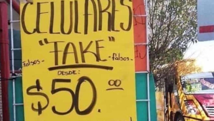 Gente prevenida vale por dos, venden celulares “falsos” para burlar a los asaltantes