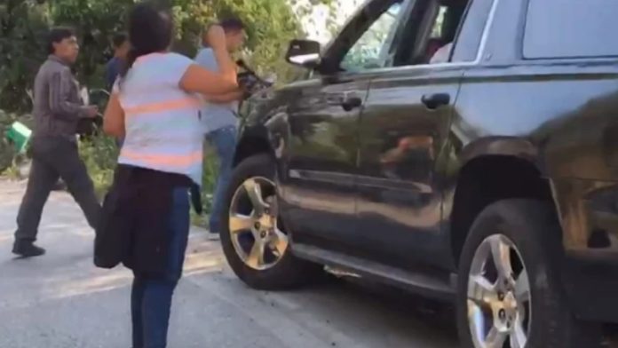 Se accidenta convoy donde viajaba AMLO presidente