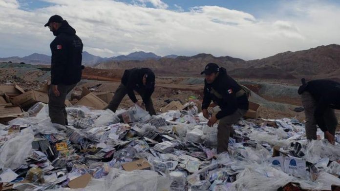 Destruyen en Baja California más de dos toneladas y media de objetos del delito