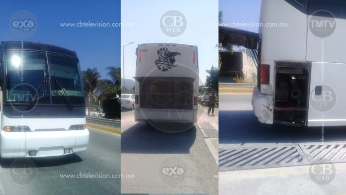 Viajaban para Estados Unidos pero el camión se les incendió
