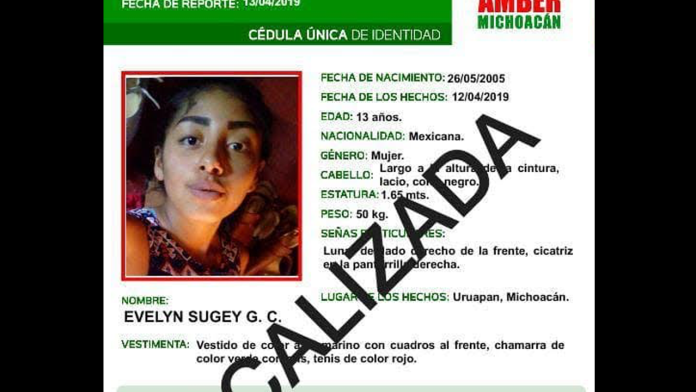 Localizan a adolescente reportada desaparecida; salió de su casa por voluntad propia