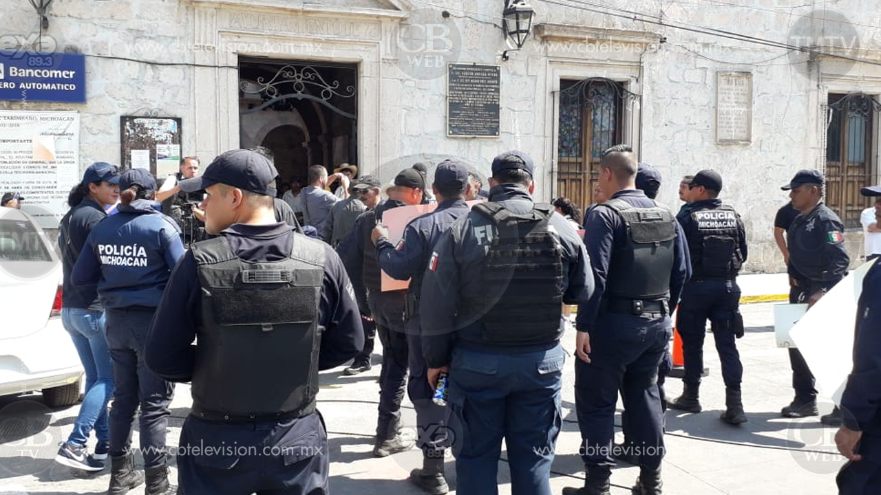 Con cinco balas por policía, se vigila Tarímbaro Con cinco balas por policía, se vigila Tarímbaro