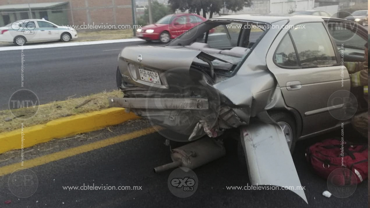 Seis vehículos chocan en la salida Salamanca