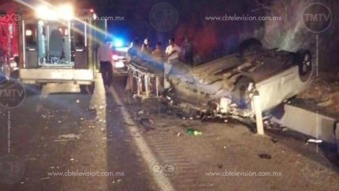 Sangriento choque deja un muerto y seis lesionados