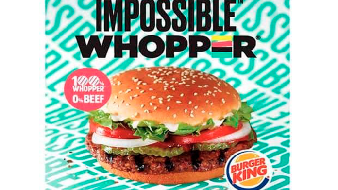 Burger King presenta su hamburguesa vegetariana con sabor a carne