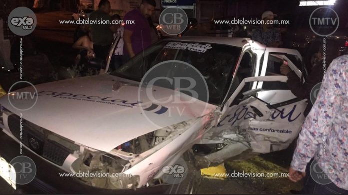 Imprudencia y falta de pericia envía a cuatro personas al hospital