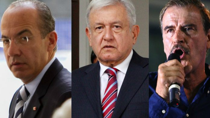 AMLO asignó seguridad a Calderón y a Fox
