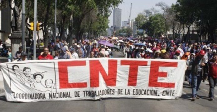 Prepara CNTE marcha en CDMX contra reforma educativa