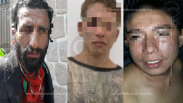 Detienen a tres por robos domiciliarios en Morelia
