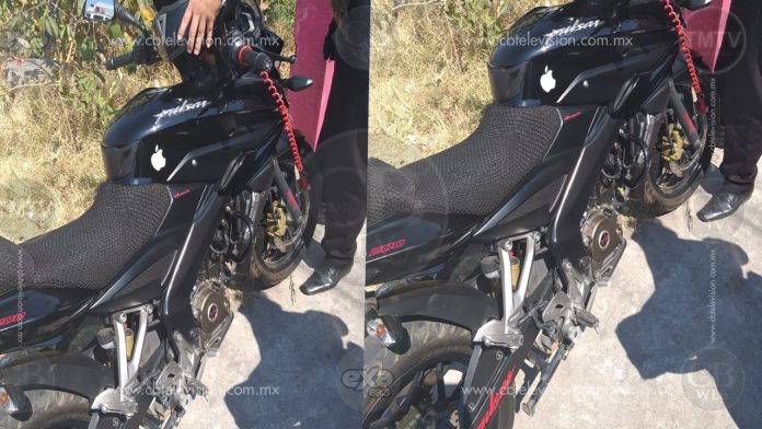 Motociclista queda lesionado al derrapar en libramiento de Zitácuaro