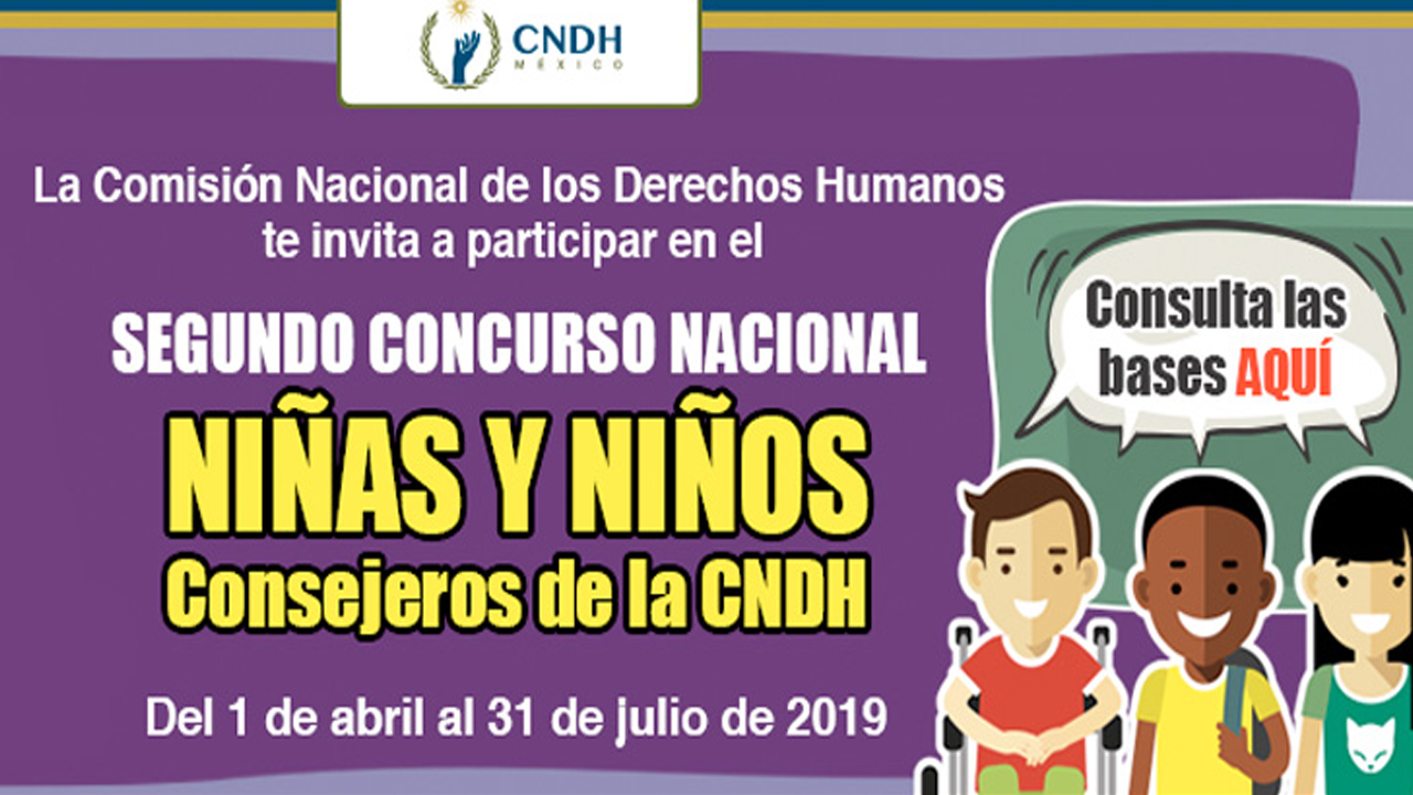 Segundo Concurso Nacional Niñas y Niños Consejeros de la CNDH