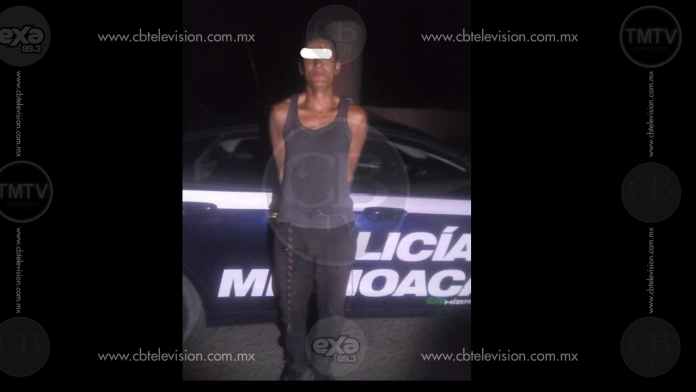 Detienen a presunto ladrón de motocicleta en Zitácuaro